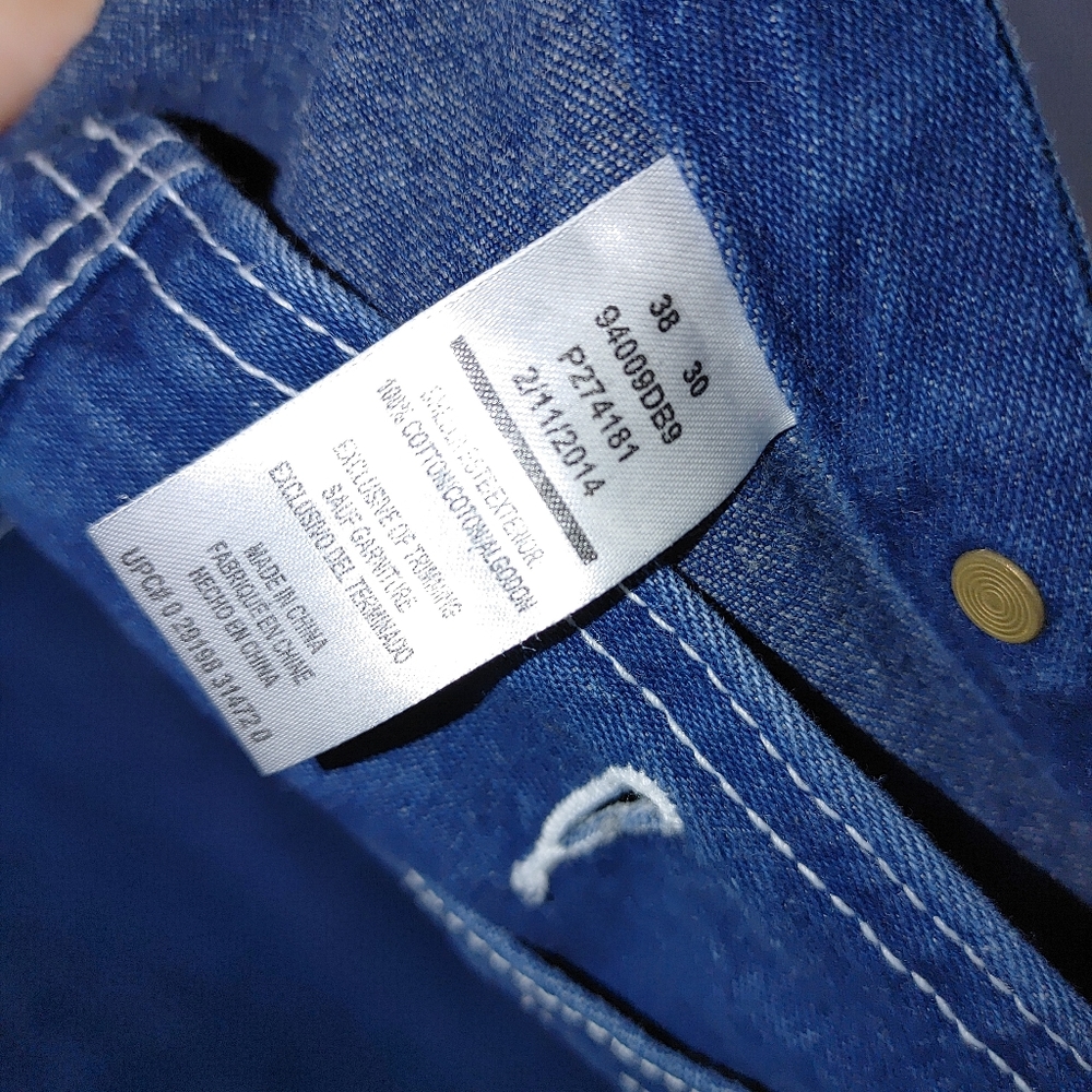 Big Smith painter pants style overalls 38/30 - Picture 5 of 8